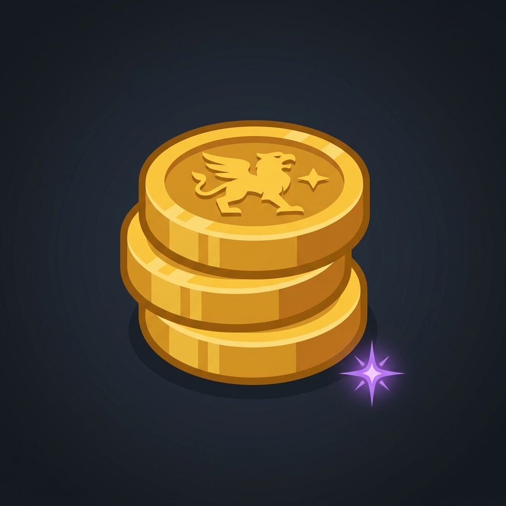 Starter pack: stack of gold coins